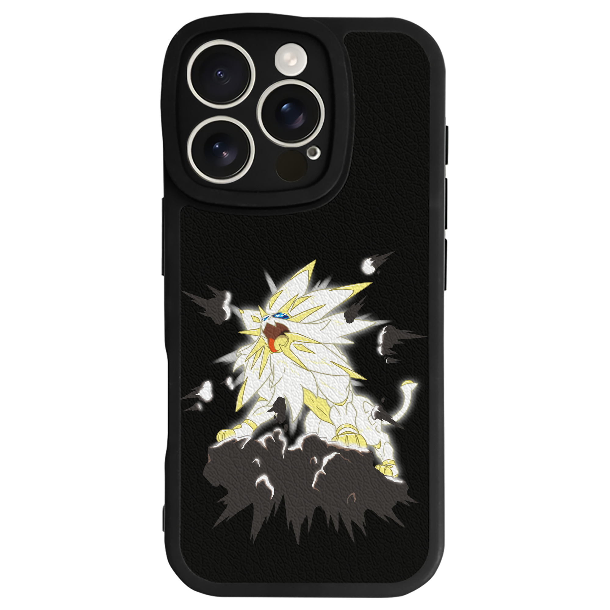 （画像用） ポケットモンスター Pokémon 【iPhone 16シリーズ対応】シリコンスマホケース（レザー調） 材質：シリコン